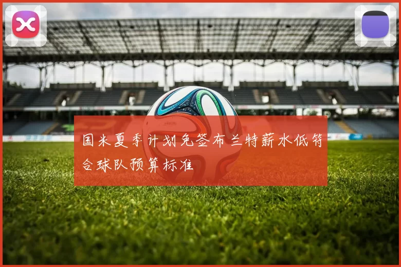 国米夏季计划免签布兰特薪水低符合球队预算标准